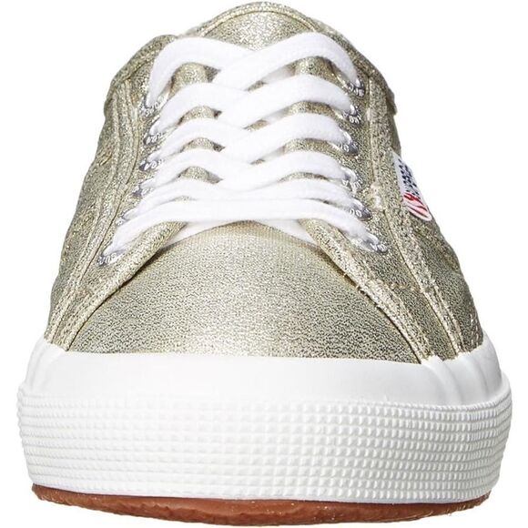 SUPERGA Gold Metallic Fantasia Shoes women’s size 6.5 - Picture 1 of 10